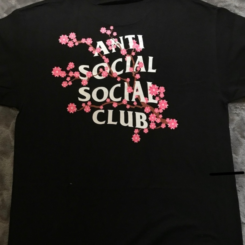 Anti social social club cherry blossom tee